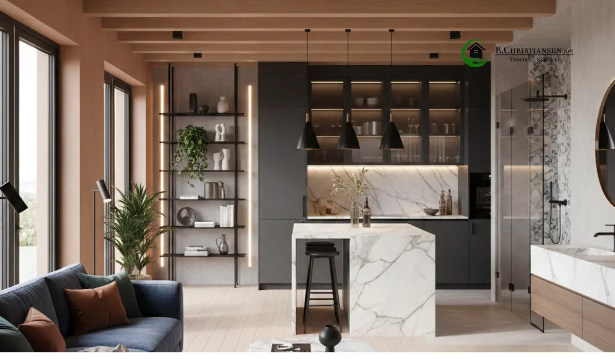 Overflader og farver i renoverede boliger – trends 2025