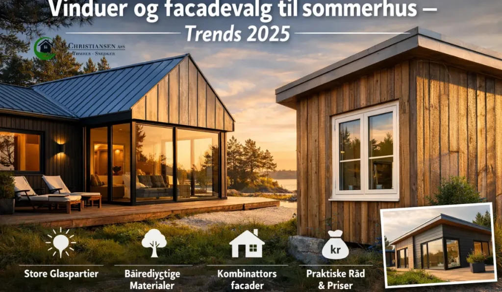 Farvevalg og facadedesign til sommerhus i 2025